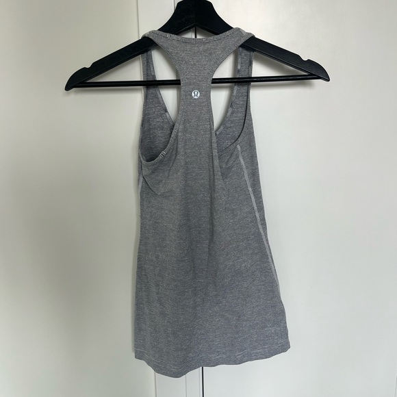 Lululemon black and white striped tank - Picture 1 of 4